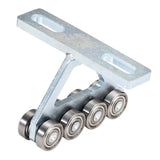 Maxbell Installation Roller Trolley 8 Wheel Silent Hardware Accs Smooth for HH008