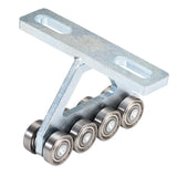 Maxbell Installation Roller Trolley 8 Wheel Silent Hardware Accs Smooth for HH008