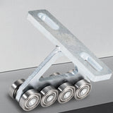 Maxbell Installation Roller Trolley 8 Wheel Silent Hardware Accs Smooth for HH008