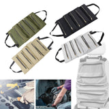 Maxbell Small Tool Bag Wrench Tools Pouch Roll up Tool Bag for Carpenter Plumber green