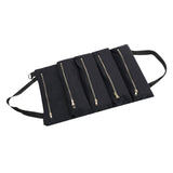Maxbell Small Tool Bag Wrench Tools Pouch Roll up Tool Bag for Carpenter Plumber black