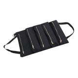 Maxbell Small Tool Bag Wrench Tools Pouch Roll up Tool Bag for Carpenter Plumber black