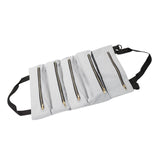 Maxbell Small Tool Bag Wrench Tools Pouch Roll up Tool Bag for Carpenter Plumber grey