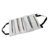 Maxbell Small Tool Bag Wrench Tools Pouch Roll up Tool Bag for Carpenter Plumber grey