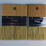 Maxbell Paint Brush Large Woodeh Handle Art Paint Brush for Fence Wood Dusting 3inch 5.1cm Bristles