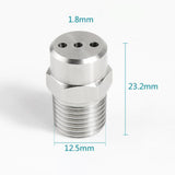 Maxbell Universal Pressure Washer Wash Spray Nozzle for Lubrication Cooling Spraying 3 Holes