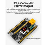Maxbell 12V Spot Welder Set Portable Handheld Adjustable 99 Level for Welding Repair 1 Set with shell