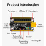 Maxbell 12V Spot Welder Set Portable Handheld Adjustable 99 Level for Welding Repair 1 Set with shell