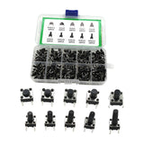 Maxbell 200Pcs Push Button Momentary Tactile Push Button for Light Lamp SMD