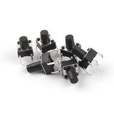 Maxbell 200Pcs Push Button Momentary Tactile Push Button for Light Lamp SMD