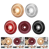 Maxbell 3.94inchx0.87inch Angle Grinder Carving Disc Wood Shaping Wheel for Cleaning Aureate