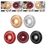 Maxbell 3.94inchx0.87inch Angle Grinder Carving Disc Wood Shaping Wheel for Cleaning Aureate