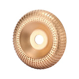 Maxbell 3.94inchx0.87inch Angle Grinder Carving Disc Wood Shaping Wheel for Cleaning Aureate