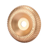 Maxbell 3.94inchx0.87inch Angle Grinder Carving Disc Wood Shaping Wheel for Cleaning Aureate