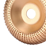 Maxbell 3.94inchx0.87inch Angle Grinder Carving Disc Wood Shaping Wheel for Cleaning Aureate