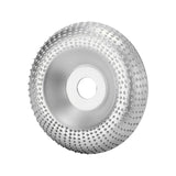 Maxbell 3.94inchx0.87inch Angle Grinder Carving Disc Wood Shaping Wheel for Cleaning Argent