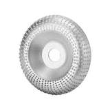 Maxbell 3.94inchx0.87inch Angle Grinder Carving Disc Wood Shaping Wheel for Cleaning Argent