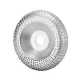 Maxbell 3.94inchx0.87inch Angle Grinder Carving Disc Wood Shaping Wheel for Cleaning Argent