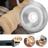 Maxbell 3.94inchx0.87inch Angle Grinder Carving Disc Wood Shaping Wheel for Cleaning Argent