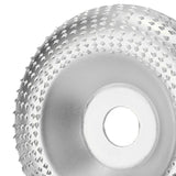 Maxbell 3.94inchx0.87inch Angle Grinder Carving Disc Wood Shaping Wheel for Cleaning Argent