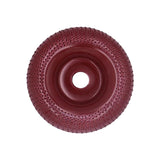 Maxbell 3.94inchx0.87inch Angle Grinder Carving Disc Wood Shaping Wheel for Cleaning dark red