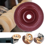 Maxbell 3.94inchx0.87inch Angle Grinder Carving Disc Wood Shaping Wheel for Cleaning dark red