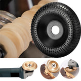Maxbell 3.94inchx0.87inch Angle Grinder Carving Disc Wood Shaping Wheel for Cleaning Black