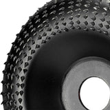 Maxbell 3.94inchx0.87inch Angle Grinder Carving Disc Wood Shaping Wheel for Cleaning Black