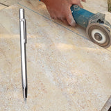 Maxbell Scribing Hand Tool Portable Center Punch Engraving Tool for Carving Ceramics Argent A