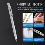 Maxbell Scribing Hand Tool Portable Center Punch Engraving Tool for Carving Ceramics Argent A