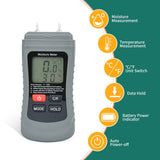 Maxbell Digital Moisture Meter Pin Type Water Leak Tester for Wood Firewood