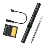 Maxbell Soldering Iron Station Kits Lightweight for Desoldering Electronic Production Black BC2