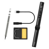 Maxbell Soldering Iron Station Kits Lightweight for Desoldering Electronic Production Black BC2