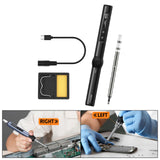 Maxbell Soldering Iron Station Kits Lightweight for Desoldering Electronic Production Black BC2