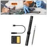 Maxbell Soldering Iron Station Kits Lightweight for Desoldering Electronic Production Black BC2