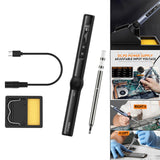 Maxbell Soldering Iron Station Kits Lightweight for Desoldering Electronic Production Black BC2