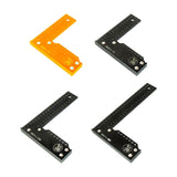 Maxbell Right Angle Ruler High Precision Professional 90 Degree Ruler L Shaped Square Ruler Orange 150mm
