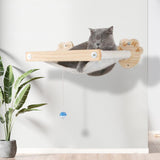 Maxbell wall Mounted Hammock Wooden indoor House Climbing Cat Climbing Frame