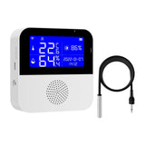 Maxbell Temperature Humidity Meter Versatile for Warehouses Animal Husbandry Freezer with probe
