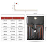 Maxbell 8Pcs Hex Key Set for Electrical Engineering Household DIY Furniture Assembly