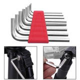 Maxbell 8Pcs Hex Key Set for Electrical Engineering Household DIY Furniture Assembly