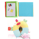 Maxbell DIY Cotton Needle Felting Kit For Neck Pillow Patchwork Stitching Supplies