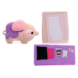 Maxbell DIY Handmade Felt Crafts Doll Kit For Animal Pig Making Patchwork Sewing