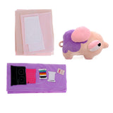 Maxbell DIY Handmade Felt Crafts Doll Kit For Animal Pig Making Patchwork Sewing