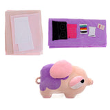Maxbell DIY Handmade Felt Crafts Doll Kit For Animal Pig Making Patchwork Sewing