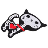 Max Cute Cartoon Patches Sew Iron on Transfer Embroidery Chapter Cat