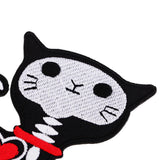 Max Cute Cartoon Patches Sew Iron on Transfer Embroidery Chapter Cat