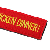 Max Stylish Clothes Ornament Long Strip Cloth Chapter for Sports Jackets  Red