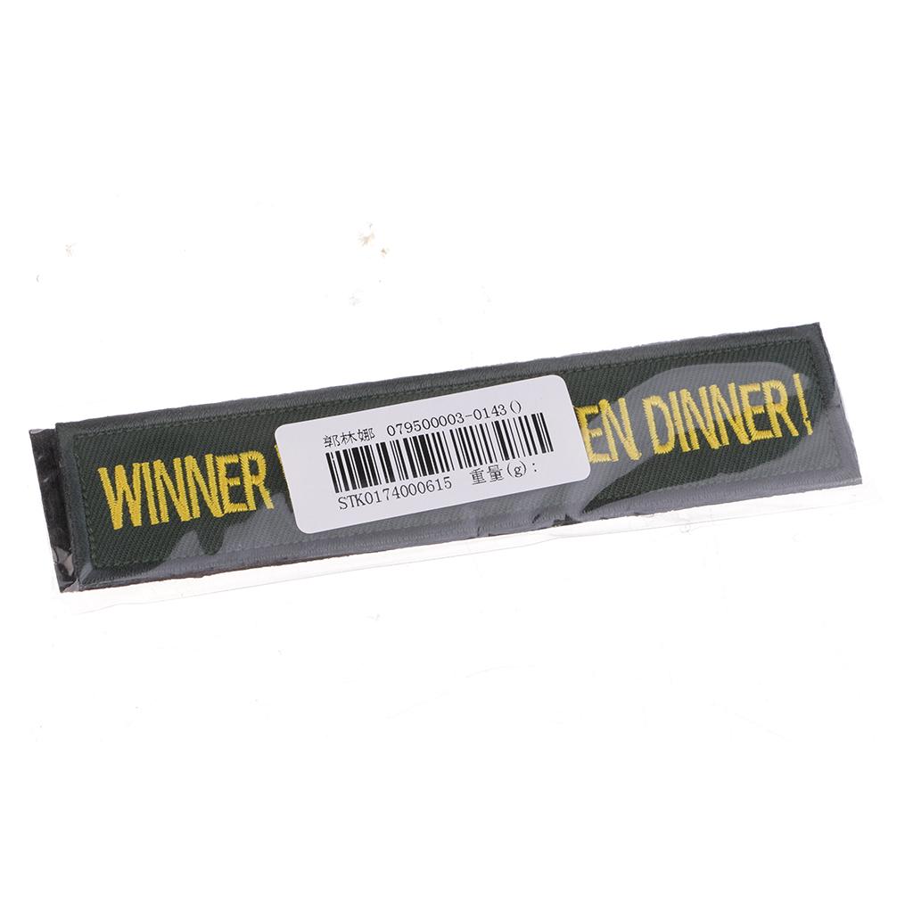 Max Stylish Clothes Ornament Long Strip Cloth Chapter for Sports Jackets  Green