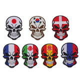 Max Flag Embroidery Patch Skull Patch Emblem Military Badge Armband Japan Flag